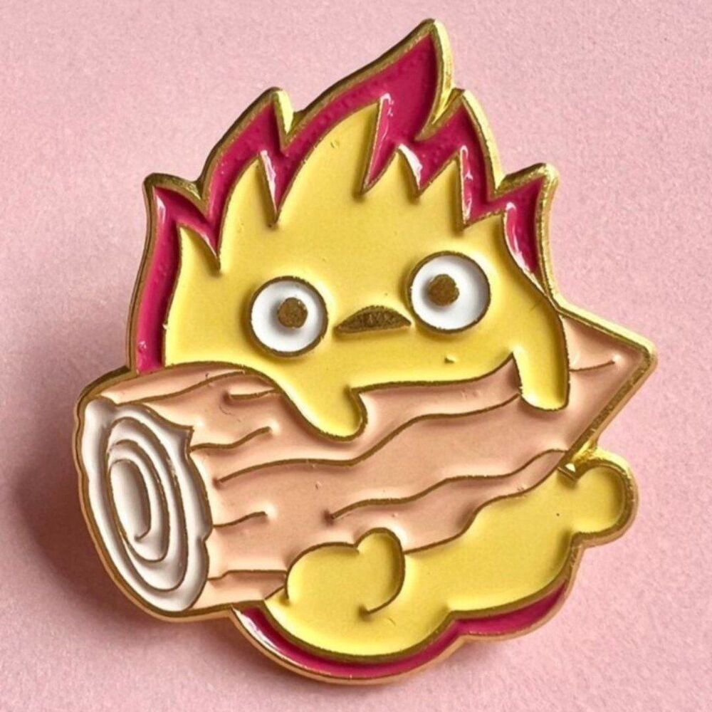 Spirited Away Flame Enamel Pin